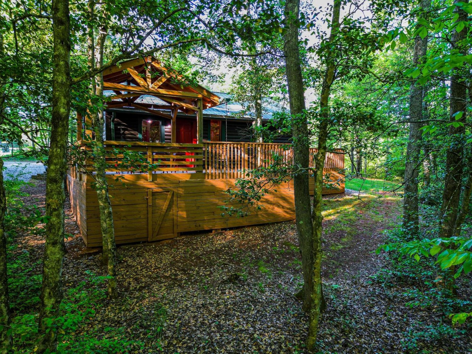 The Big Little Cabin - Hot Tub & Playground Dahlonega Ngoại thất bức ảnh