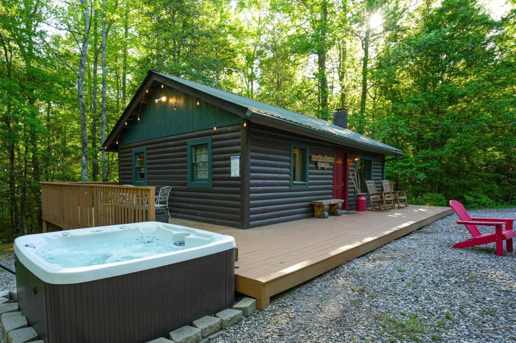 The Big Little Cabin - Hot Tub & Playground Dahlonega Ngoại thất bức ảnh